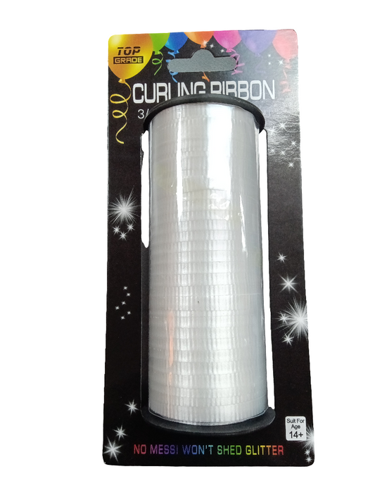 RIBBON WHITE 3/16'' 100YRD