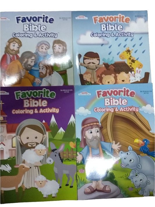 ACTIVITY & COLORING KAPPA BIBLE STORY BOOK