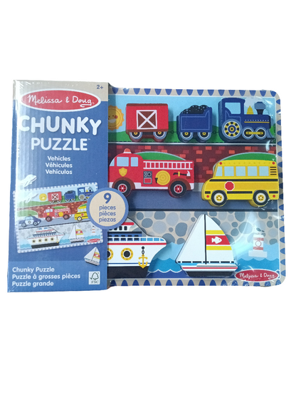 Vehicles Chunky Puzzle - JA Riollano