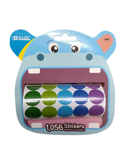 Polka Dot Sticker Roll 1056Pcs