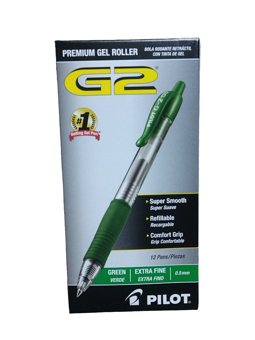GEL INK G2 EXTRA FINE GREEN CJ.12