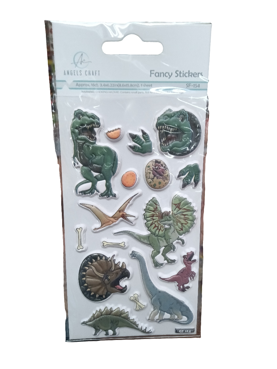 PUFFY STICKER- DINOSAUR
