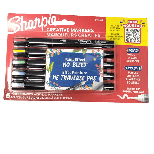 SHARPIE ACRYLIC CREATMKR BRUSH ASST BL5