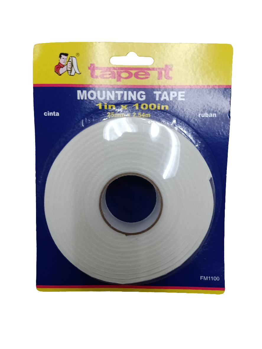 TA MOUNTING TAPE 1" X100" #FM1100