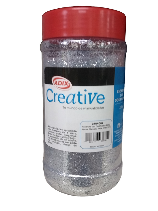 ESCARCHA PLATA DOSIFICADOR 8.82 OZ