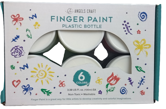 6 COLORS FINGER SET TRANSPARENT CASE 3.38Oz