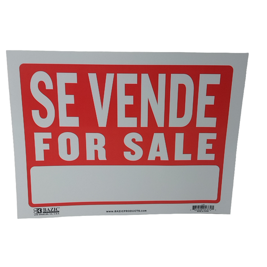 SE VENDE SIGN 12" X 16"