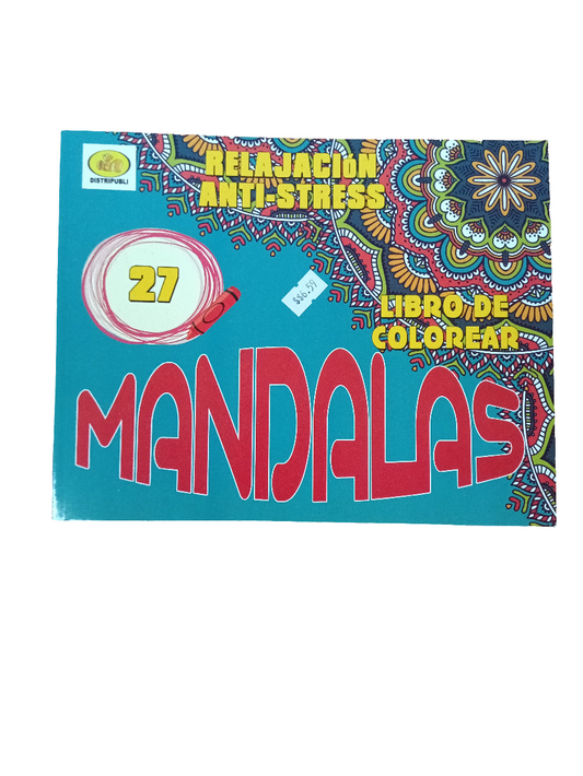 LIBRO DE MANDALAS 96 PAGINAS 5117