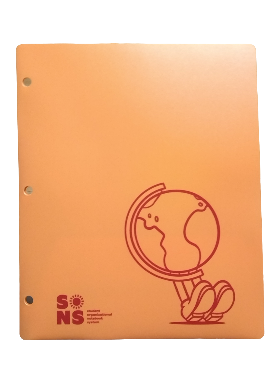 PLASTIC FOLDER ORANGE