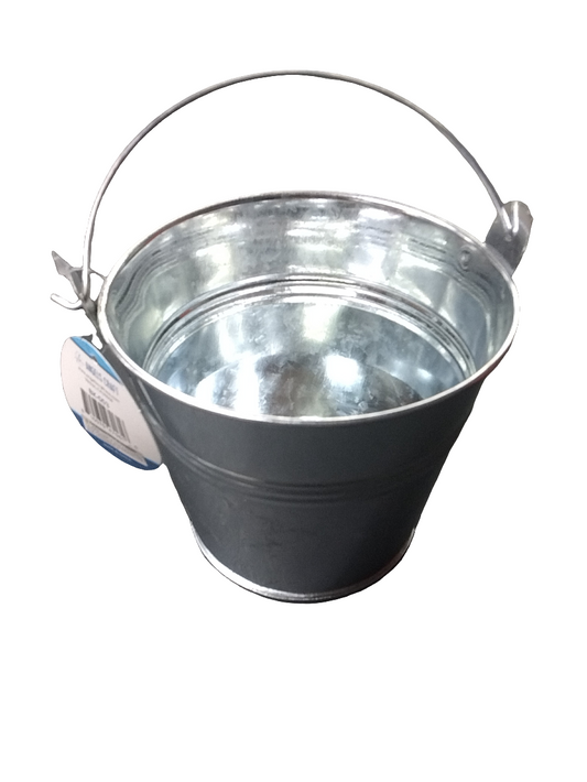 IRON FLORAL BUCKET 4.5X3.7