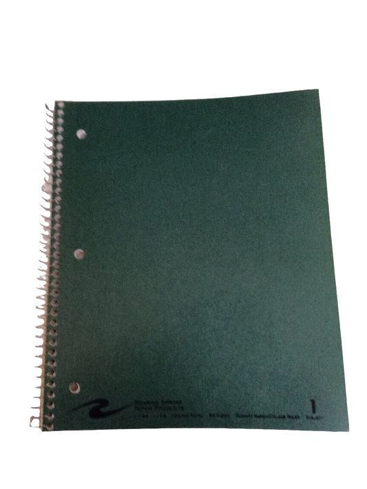 Ro Libreta Papel Planes Espiral