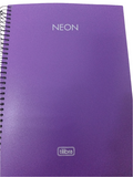 LIBRETA UNIVERSITARIA NEON -FUSCIA