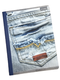 Libreta Cosida Semi-Dura Jean 200 PG