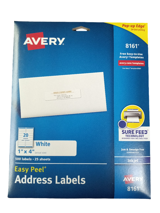 Ink Jet Labels 1x4