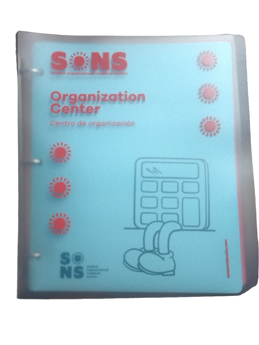 ORGANIZATION CENTER BINDER 5 TWIN POCKET