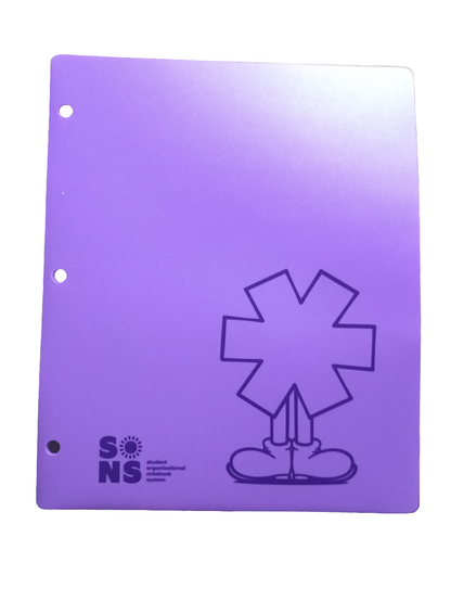 PLASTIC FOLDER VIOLET