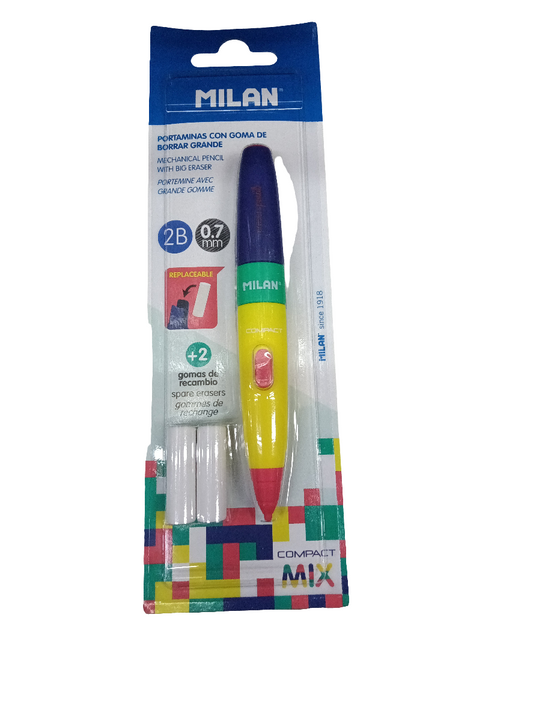 ERASER & PENCIL COMPACT MIX 0.7MM