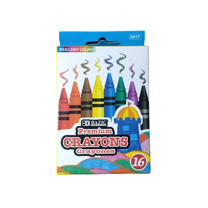 16 Color Premiun Crayon - JA Riollano