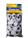 WIGGLE EYES 20MM 100PCS