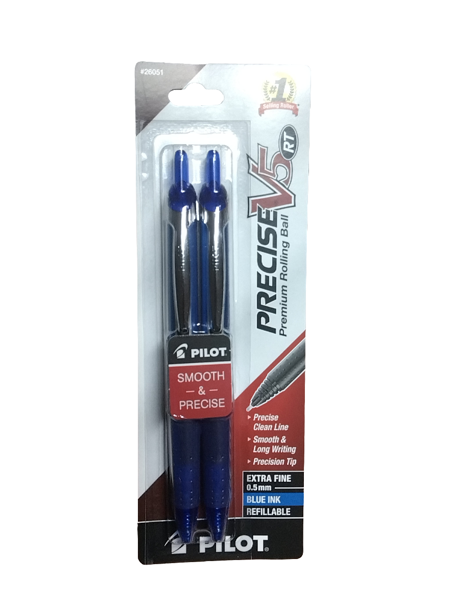 PRECISE V5 RETRACTABLE EXTRA FINE BLUE PQ.2