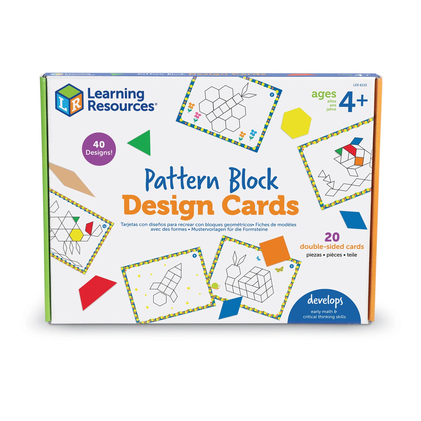 Pattern Block Design Cards 20 PCS