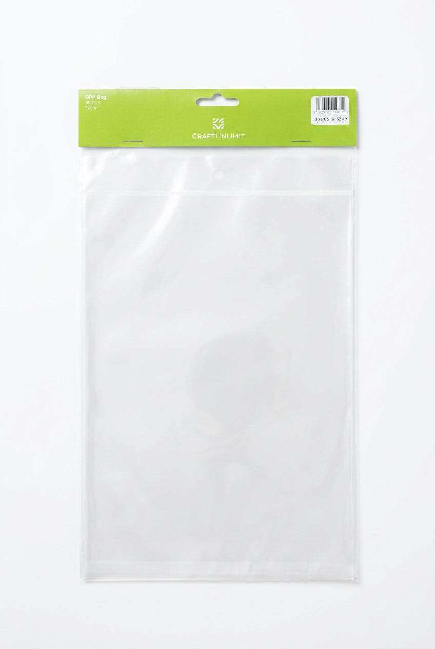 Opp Bag W/Round Transparent Header 7x9 in 30pcs