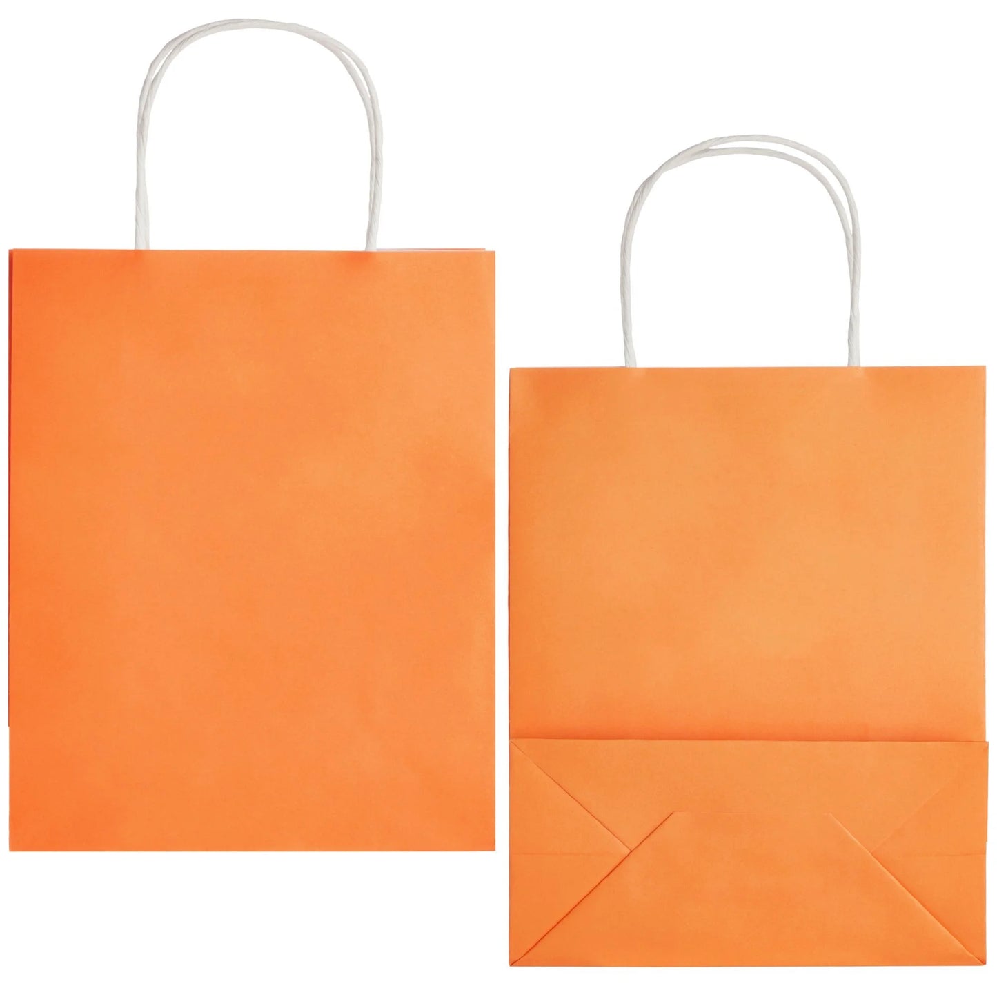 CRAFT BAG MEDIUM 19X10X25CM ORANGE 3PC