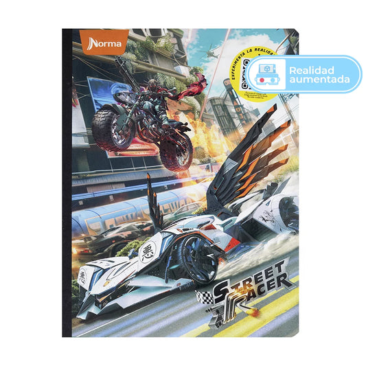 LIBRETA COSIDA STREET RACER