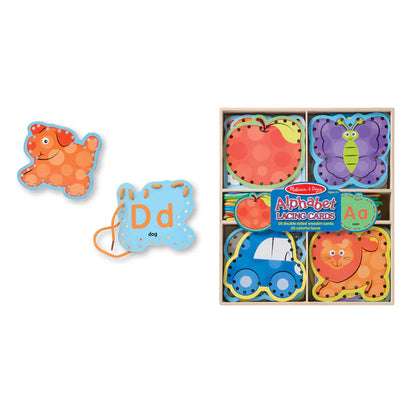 ALPHABET LACING CARDS