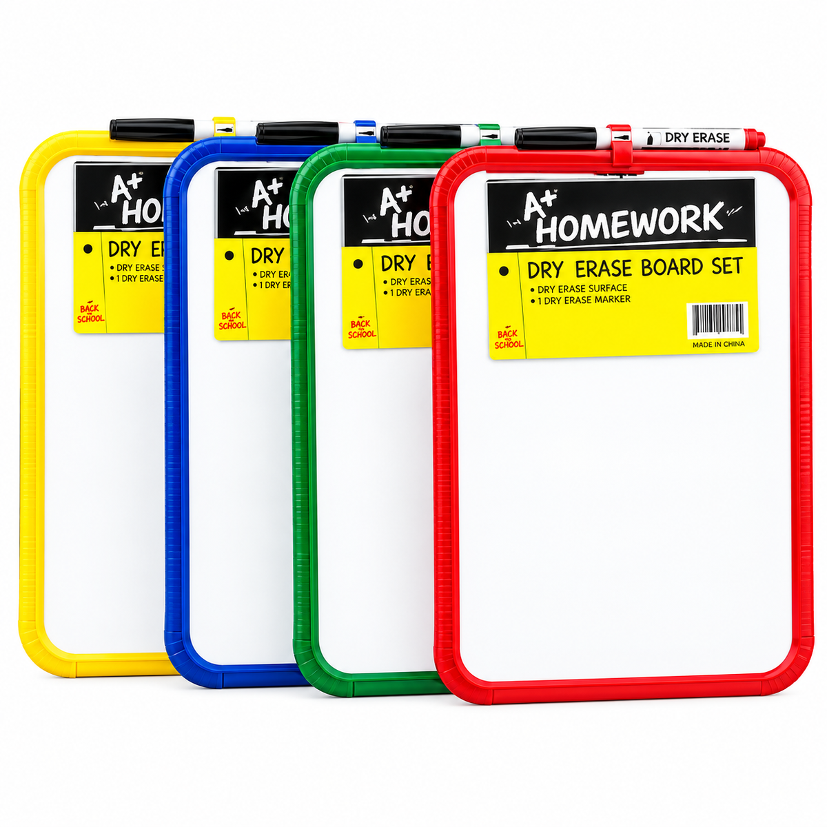 Markerboard Plastic Frame 8.5" X 11" W/Marker - JA Riollano