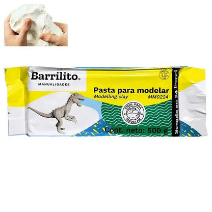 PASTA PARA MOLDEAR BLANCA 500GR. EN BOLSA