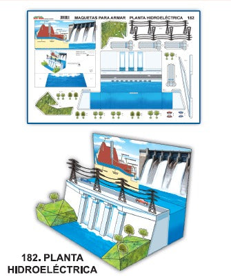 MODELO MAQUETAS PLANTA HIDROELECTRICA