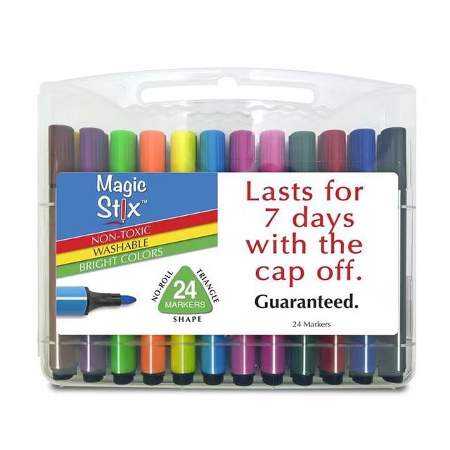 Magic Stix Washable 24 Bright Colors