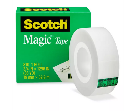 MAGIC TAPE 3/4" X 27.7 YD ROLLO PEQ
