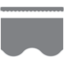 GRAY SCALLOPED BORDER