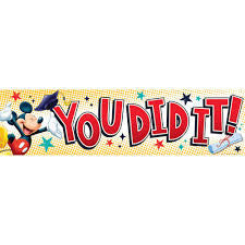 MICKEY GRADUATION BANNER