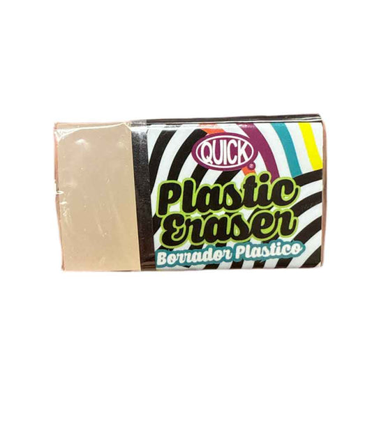 Quick Plastic Eraser | Borrador Plástico