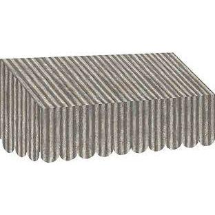 CORRUGATED METAL AWNING