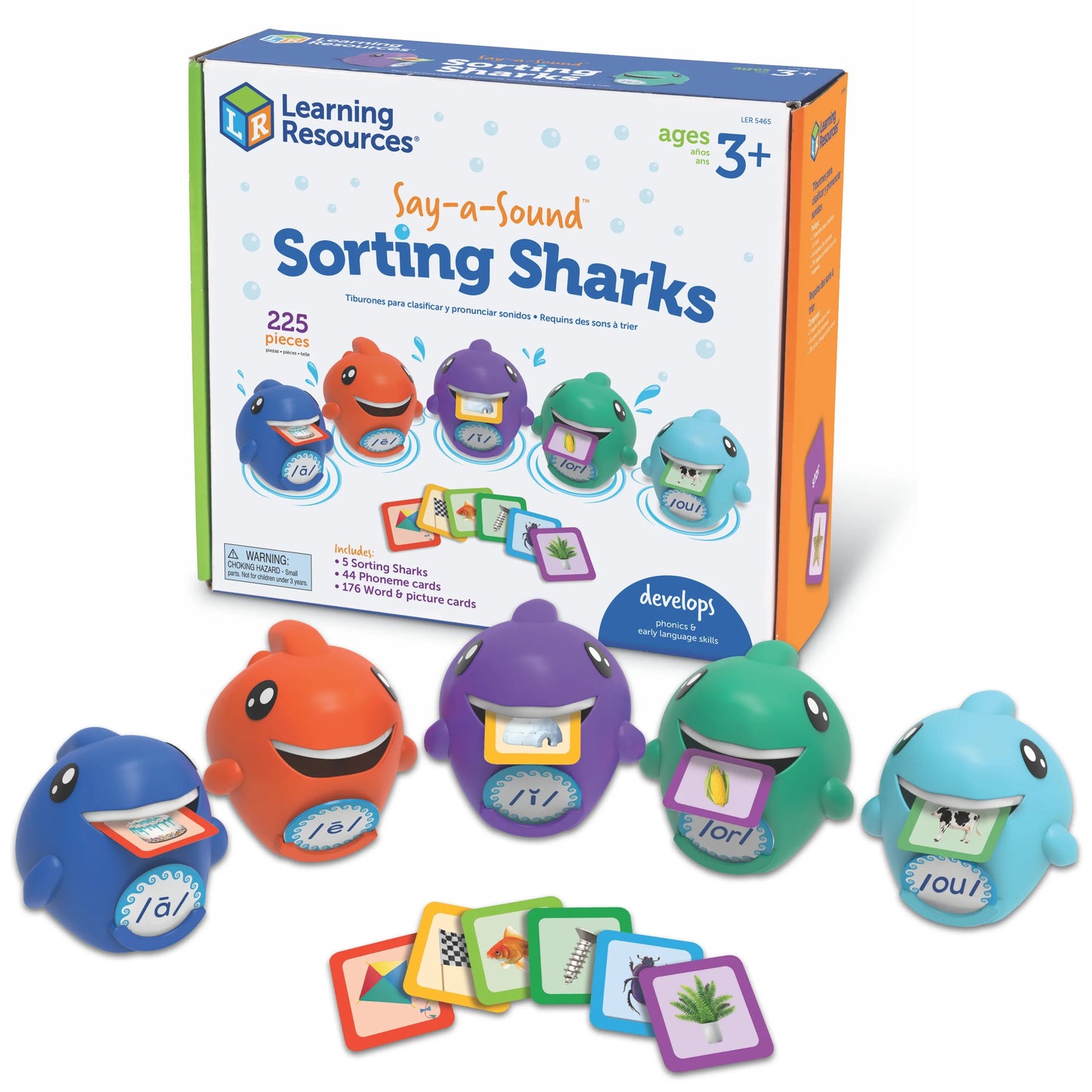 Say-a Sound Sorting Sharks 225 PCS