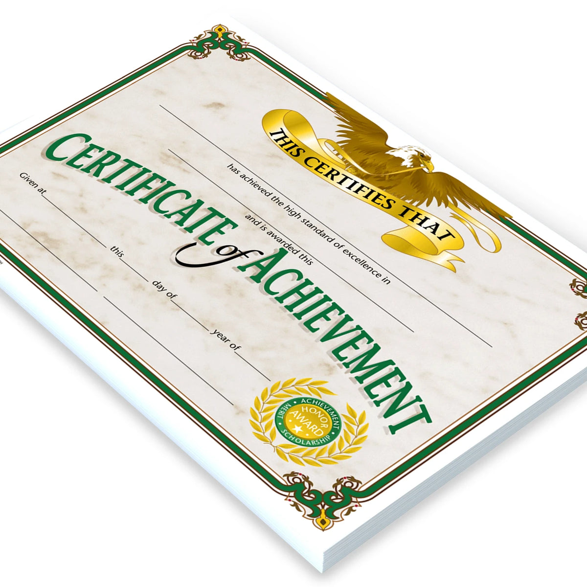 Certificado Logro Académico Inglés – imagen 2 - JA Riollano