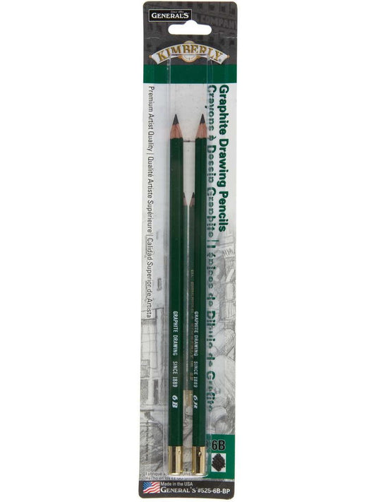 Lápiz Dibujo 6B PQT.2