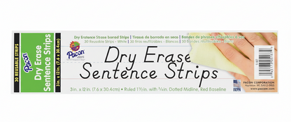 Dry Erase Sentence Strips | 30 Reusable Strips