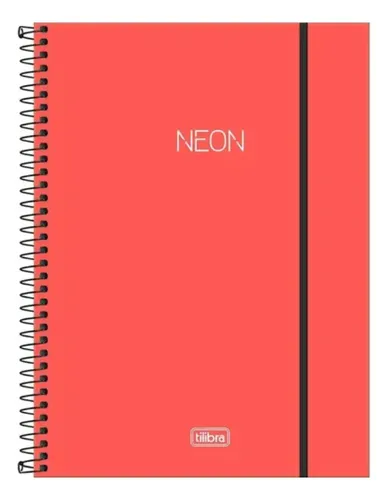 Libreta Argollada Neon Gde 10 Sub. Dura 320 PG