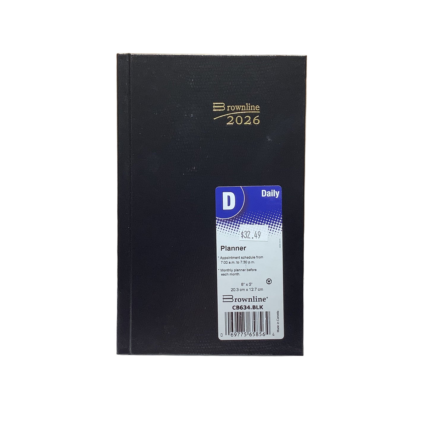 AGENDA DIARIA MED NEGRA DURABOOK