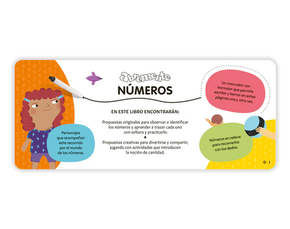 Abremente Escribir y Borrar | Números +5