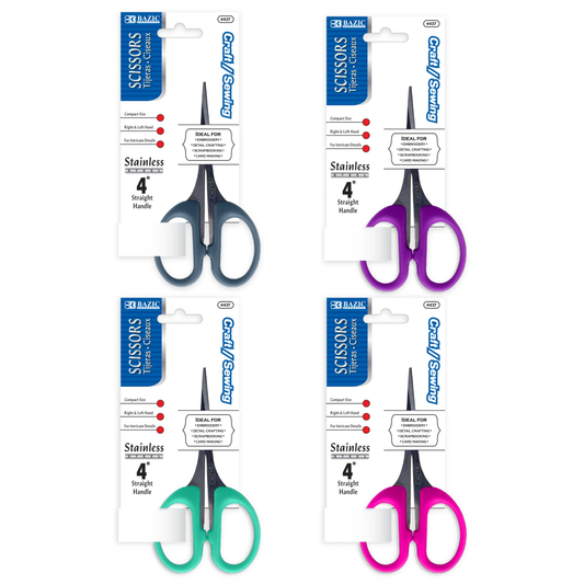 BAZIC 4" Craft / Sewing Detail Scissors