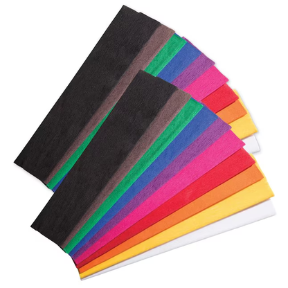 Crepe Fold | 10 Color | Asst CREPE FOLD 10 CLR ASST