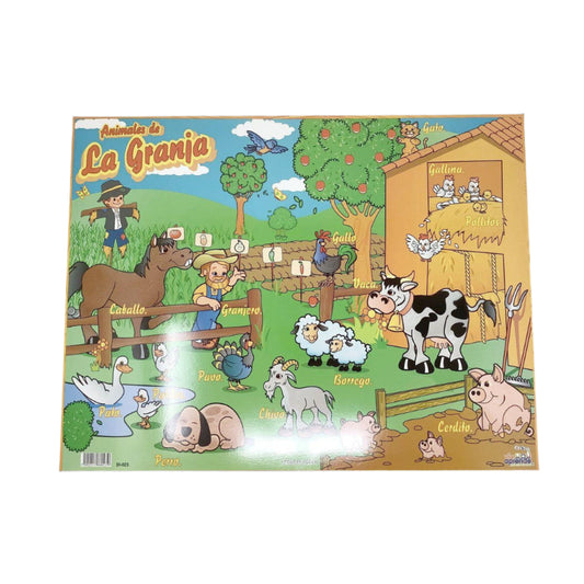 CARTEL ANIMALES DE LA GRANJA