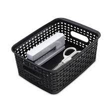 Bin,Weave,Small,Black