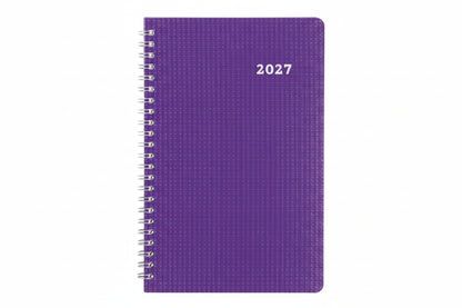 13-Month DuraFlex Time Manager 5-Day Planner - Purple